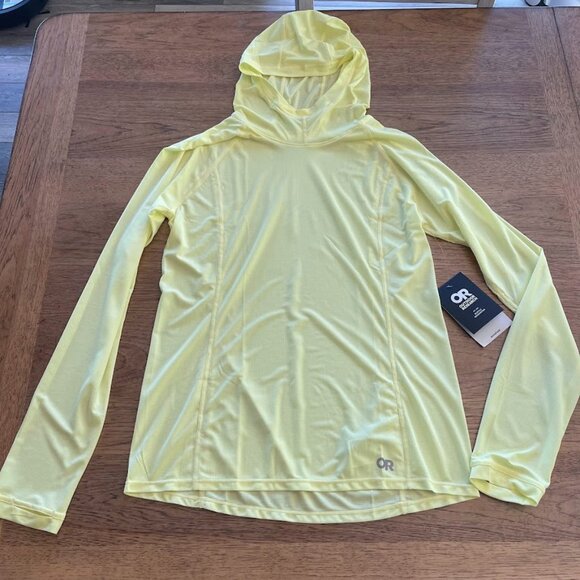 Outdoor Research Limonata MEDIUM Women's Echo Long Sleeve Hoodie NWT 315 - Picture 1 of 2